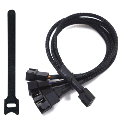 Cable hub PWM 4 Pines Splitter Cooler Para 4 Ventiladores Cable hub PWM 4 Pines Splitter Cooler Para 4 Ventiladores