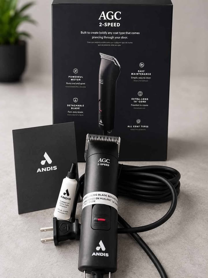 Andis AGC2 UltraEdge Máquina Canina Profesional 2 Velocidades Negra